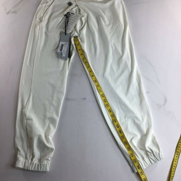 Pianura Studio Women's White Straight Leg Slash Pocket Jogger Pants Size 42 - Picture 6 of 12